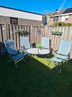 4 Crespo xl stoelen plus 1 krukje en GRATIS Crespo tafel, Ophalen, Zo goed als nieuw