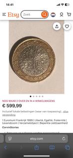 1999 Liberte Egalité Fraternité Franse 1 euro munt, Ophalen of Verzenden, Buitenland, Munten
