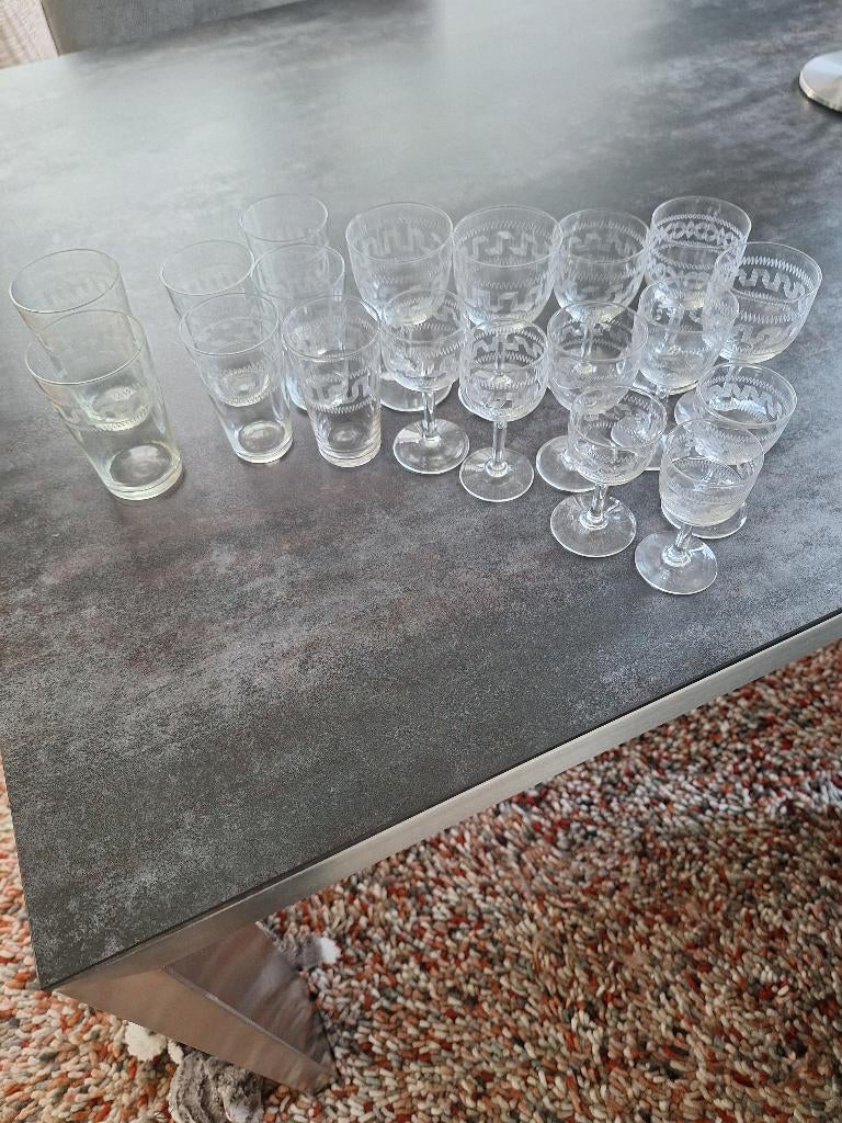 leerdam glazen  (19stuks), Antiek en Kunst, Ophalen