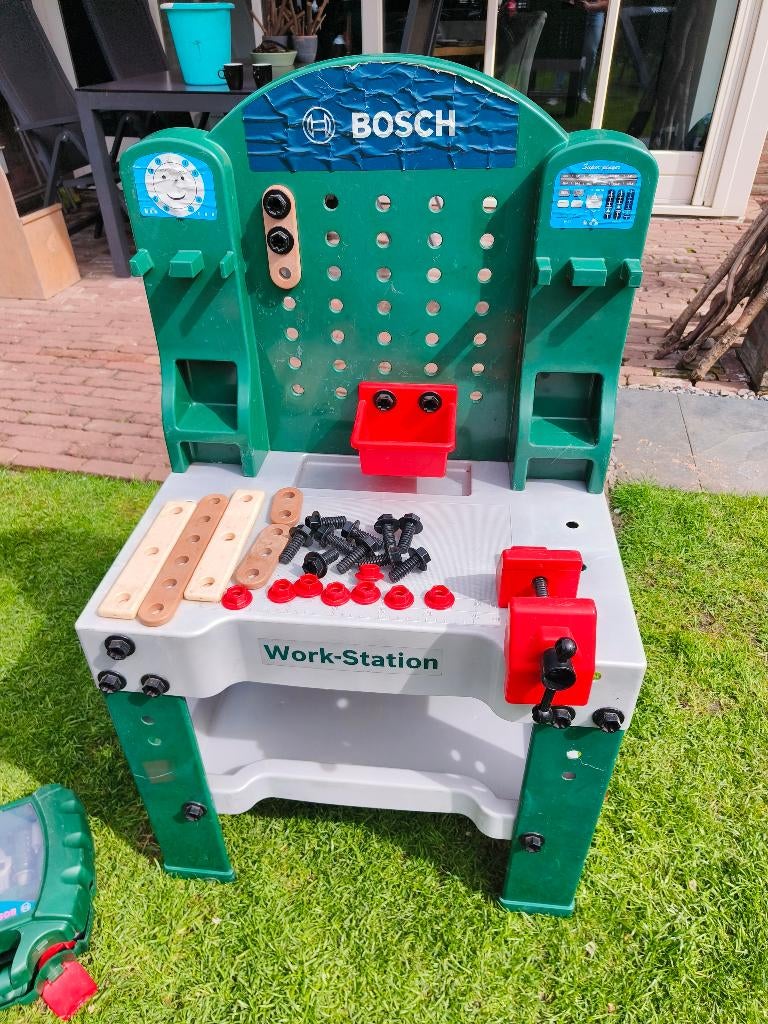 Bosch werkbank voor kinderen, Kinderen en Baby's, Speelgoed | Speeltafels, Ophalen, Gebruikt