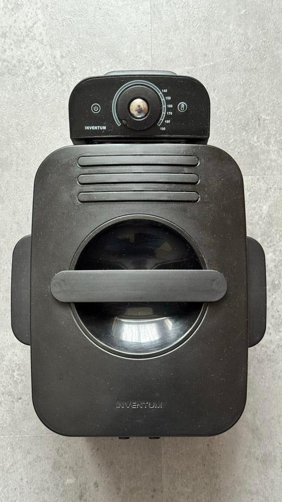Inventum Friteuse - Werkend en Schoongemaakt, 2 tot 3 liter, Ophalen of Verzenden, Gebruikt, Uitneembare binnenpan