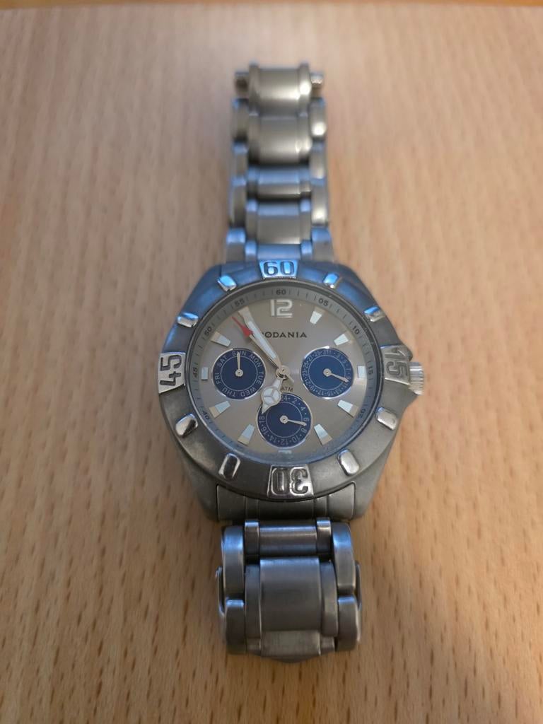 Rodania Titanium horloge, Sieraden, Tassen en Uiterlijk, Horloges | Heren, Ophalen of Verzenden, Gebruikt, Polshorloge, Overige merken