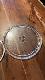 Losse glazen plateau voor magnetron dia 24 tot 24,5 cm, Ophalen of Verzenden, Zo goed als nieuw