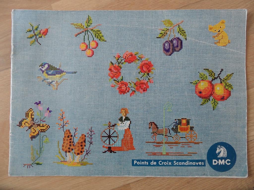Oude DMC boekje zie foto's, Ophalen of Verzenden, Zo goed als nieuw, Handborduren, Patroon