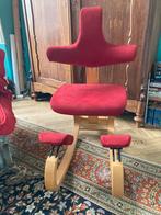Stokke Thatsit Varier Balans Bureaustoel Ergonomisch, Gebruikt, Ophalen of Verzenden, Bureaustoel, Rood