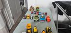 Grote set speelgoedvoertuigen: auto's, vrachtwagens, treinen, Ophalen of Verzenden