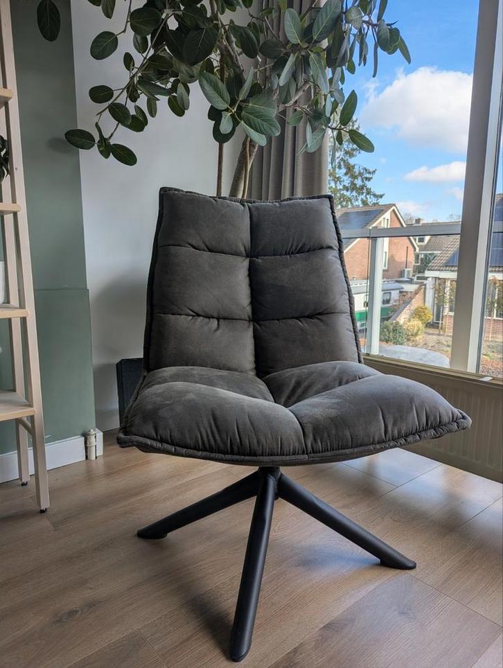 Fauteuil Clayton - Groen, Huis en Inrichting, Fauteuils, Zo goed als nieuw, Stof, 75 tot 100 cm, 75 tot 100 cm, Ophalen