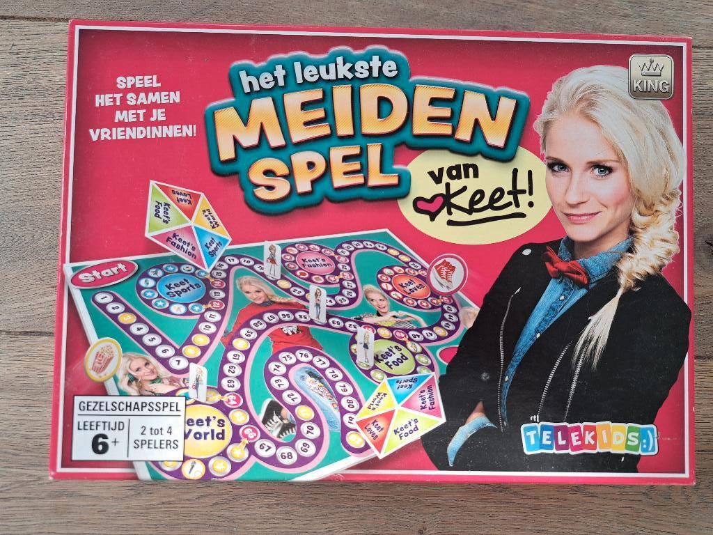 Leuk spel van Keet het leukste meiden spel, Drie of vier spelers, Ophalen of Verzenden, Zo goed als nieuw, KING
