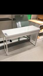 Wit hoogglans buro van ikea, Ophalen, Gebruikt, Bureau