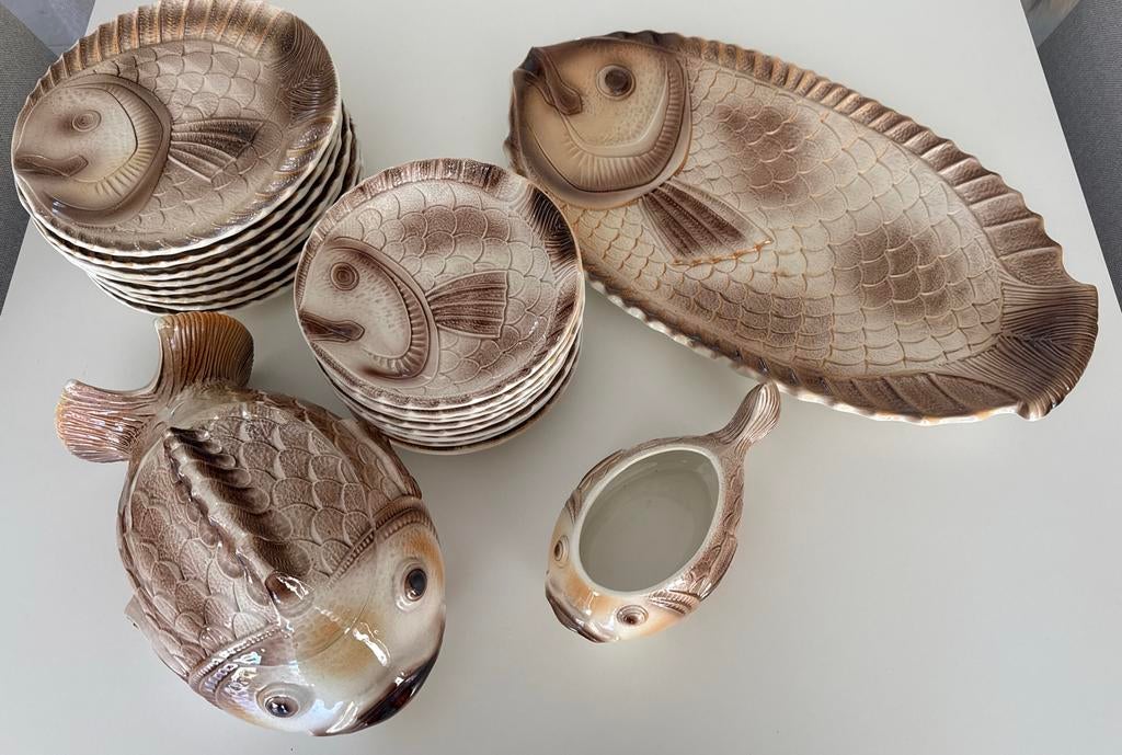 Frans visservies - Sarreguemines  19- delig, Ophalen
