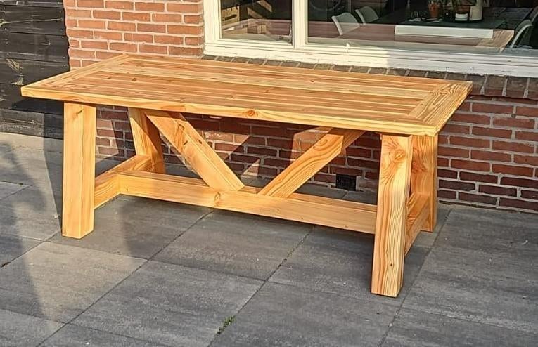 Douglas houten tuintafel - Robuust en duurzaam, Tuin en Terras, Tuintafels, Ophalen of Verzenden, Nieuw, Rechthoekig, Hout