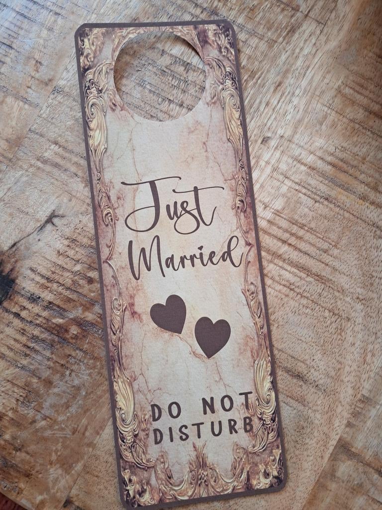 Deurhanger Just Married, Kleding | Dames, Ophalen of Verzenden, Zo goed als nieuw, Accessoires