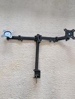 Dubbele monitor arm standaard verstelbaar, Computers en Software, Monitoren, Ophalen of Verzenden, Zo goed als nieuw, Overige typen