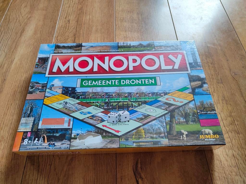 Monopoly Gemeente Dronten in Seal, Ophalen of Verzenden, Nieuw