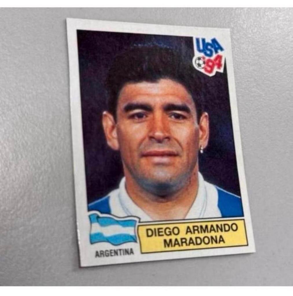 Diego Maradona World Cup 1994 Panini sticker USA no. 248, Verzamelen, Buitenlandse clubs, Nieuw, Ophalen of Verzenden, H