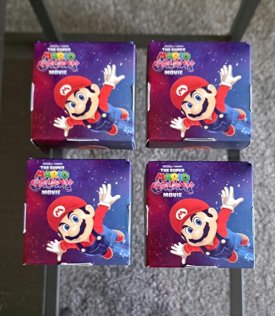 Super Mario Galaxy Movie munten (complete set), Ophalen of Verzenden, Nieuw