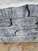 Muurelement grijs antraciet stone walling, Tuin en Terras, Tegels en Klinkers, Ophalen, Nieuw, Beton, Terrastegels
