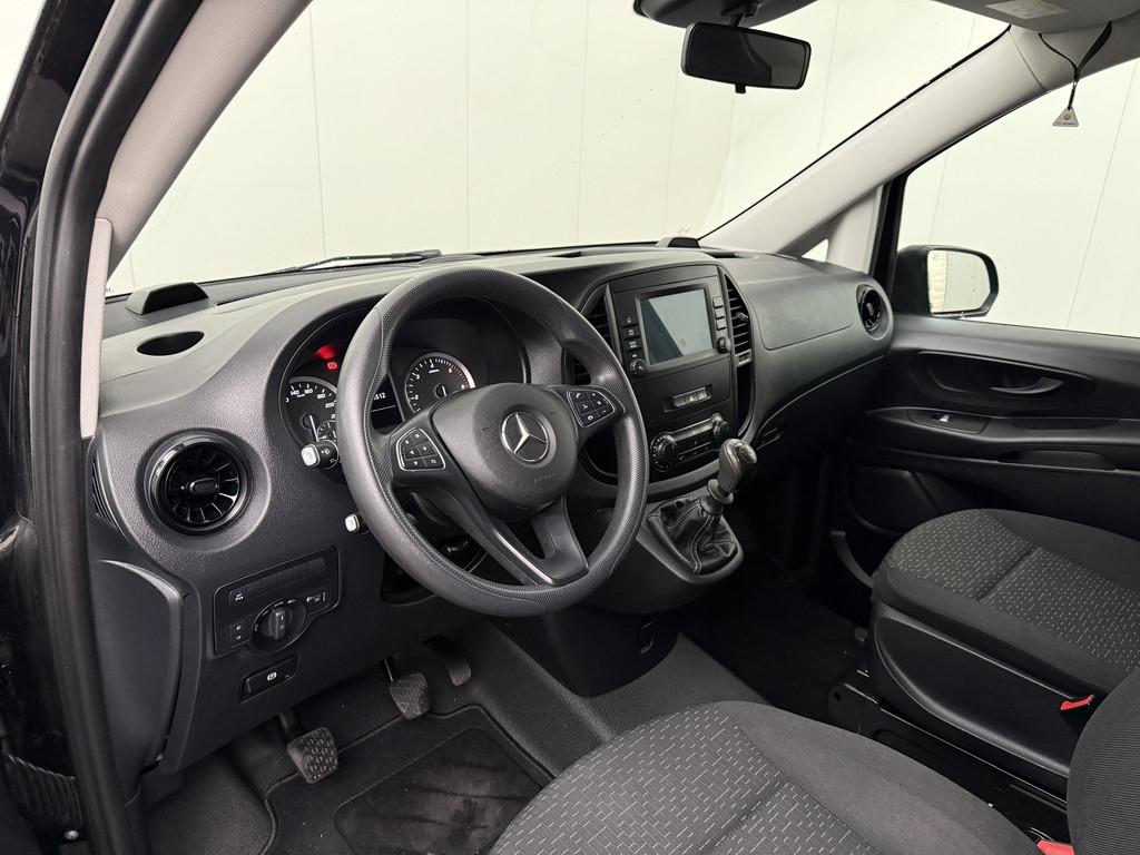Mercedes-Benz Vito 114CDI Lang | Navigatie | Trekhaak | Mult, Voorwielaandrijving, Zwart, Mercedes-Benz, 1892 kg