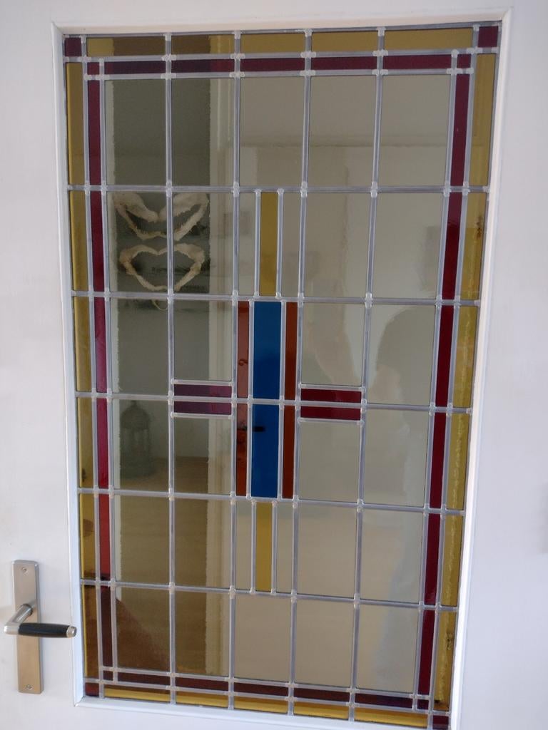 Glas-in-lood raam, Ophalen, Minder dan 80 cm, 80 tot 120 cm