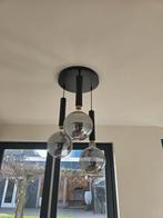 Set van 2 moderne hanglampen met glazen bollen, Ophalen, Zo goed als nieuw, Glas, Modern, Industrieel