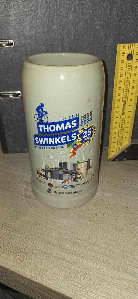 Bavaria jubileum pul Thomas Swinkels (12426), Verzamelen, Biermerken, Ophalen of Verzenden, Zo goed als nieuw, Pul(len), Bavaria