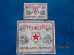 Lucifer Paketiket + Klein Ster Lucifers, Ophalen of Verzenden, Gebruikt, Luciferdoosjes of -merken