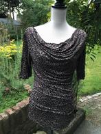 elegante tijger print waterval hals jurk La Redoute - nl S, Bruin, La Redoute, Ophalen of Verzenden, Zo goed als nieuw