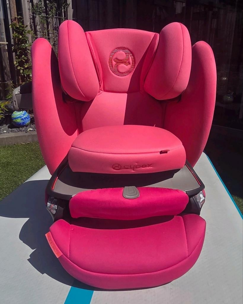 Cybex S-Fix autostoel roze (groep 2/3, 9-36 kg), Kinderen en Baby's, Autostoeltjes, 15 t/m 36 kg, Zo goed als nieuw, Isofix, Ophalen