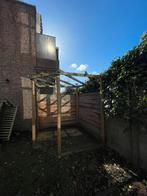 Houten prieel (circa 235cm x 235cm) gratis afhalen, Tuin en Terras, Ophalen, Zo goed als nieuw, Hout, Tuinhek