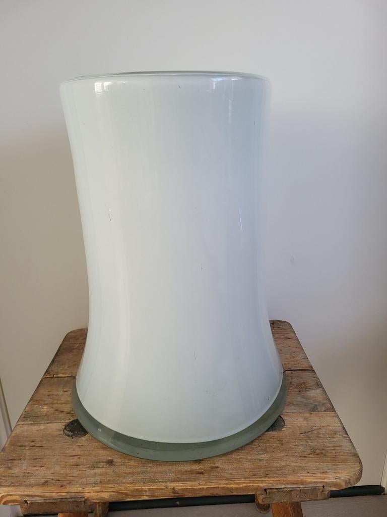 Grote vaas melkglas, Ophalen, Wit, Minder dan 50 cm, Glas