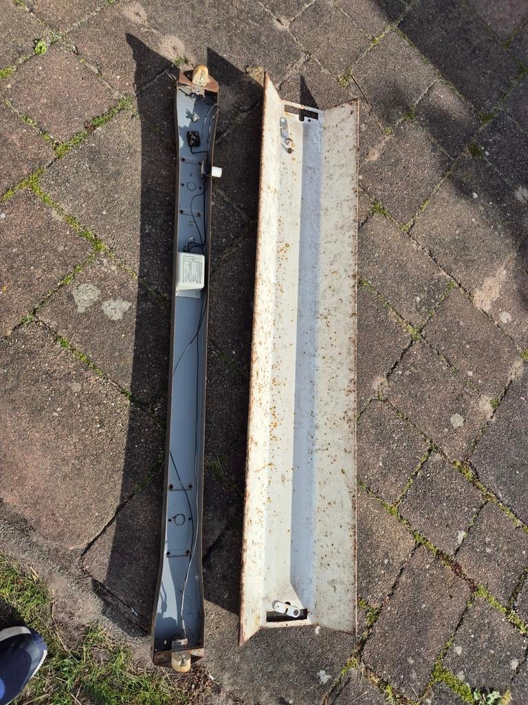 Jaren 70 tl armatuur patina!, Ophalen, Gebruikt