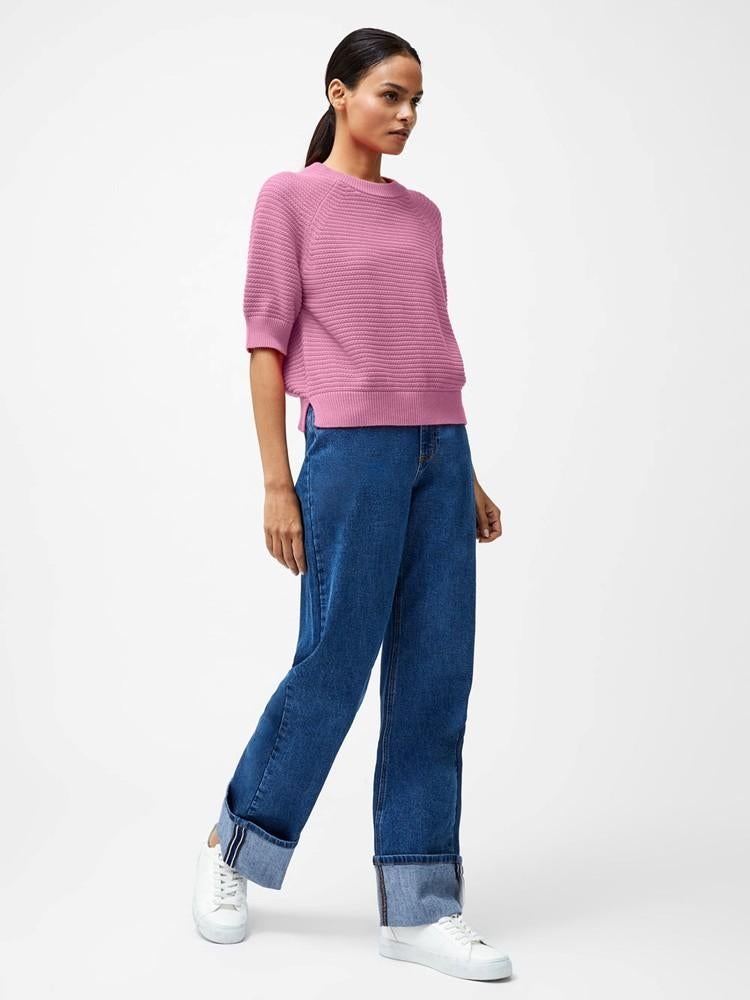 Short sleeve jumper french connection 36/S, Kleding | Dames, Ophalen of Verzenden, Zo goed als nieuw, Roze, Maat 36 (S)