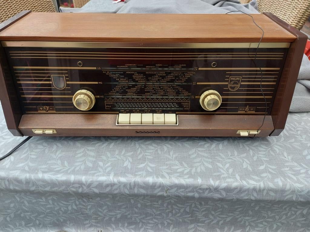 Vintage Philips Radio uit 1962, Antiek en Kunst, Antiek | Tv's en Audio, Ophalen