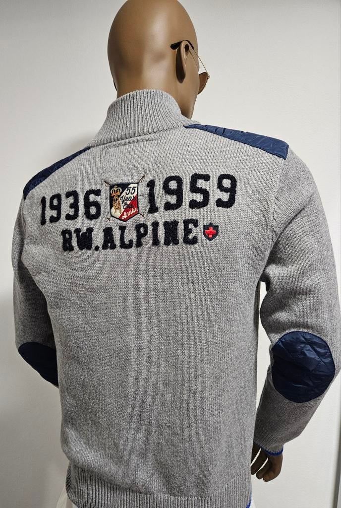 River Woods warm gebreid deels wollen vest (XL) Schoon zgan, Kleding | Heren, Truien en Vesten, ., Maat 56/58 (XL), Ophalen of Verzenden