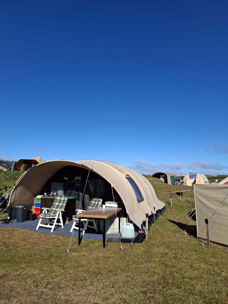 De waard tent TE HUUR STORTEMELK VLIELAND LAST MINUTE, Caravans en Kamperen, Tenten, tot en met 4, Zo goed als nieuw, Ophalen