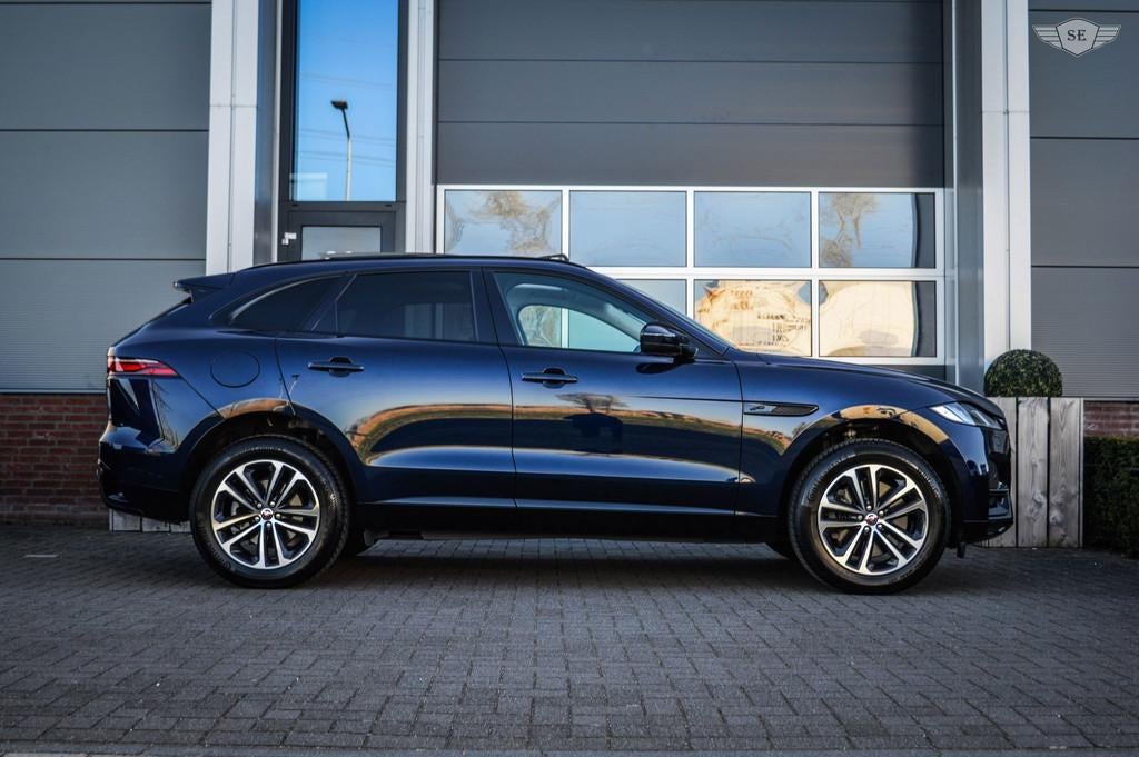 Jaguar F-PACE 2.0 P400e PHEV R-Dynamic S|PANO|LEDER|BLACK-OP, Auto's, Jaguar, 404 pk, Gebruikt, 4 cilinders, 2000 kg