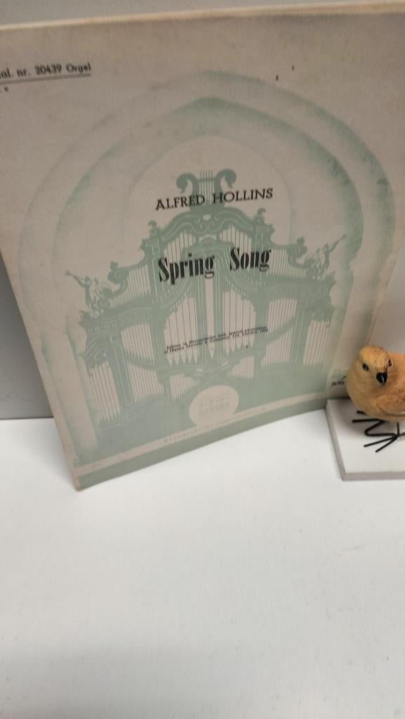 Hollins, Alfred; Spring Song Klavarskribo, Orgel, Gebruikt, Ophalen of Verzenden, Artiest of Componist