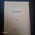 Monsieur - Jean-Philippe Toussaint - Roman, Verzenden, Gelezen, Jean-Philippe Toussaint, Europa overig