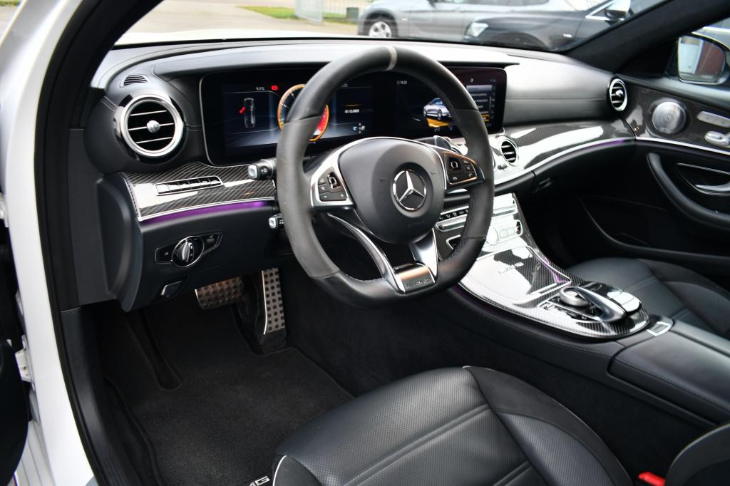 Mercedes-Benz E-Klasse AMG E63S 4MATIC+ 1E LAK SOFTCLOSE CAR, Automaat, Gebruikt, Wit, 11 km/l