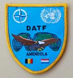 patch Klu-uitzending Amendola, Verzamelen, Ophalen of Verzenden, Luchtmacht, Nederland, Embleem of Badge