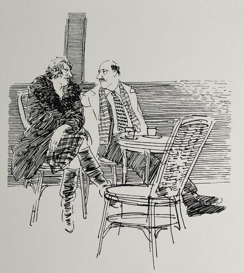 Peter van Straaten – Gescheiden – gesigneerde zeefdruk, Antiek en Kunst, Kunst | Litho's en Zeefdrukken, Verzenden