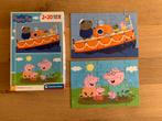 Peppa Pig Puzzel - 2x20 stukjes, Ophalen of Verzenden, 10 tot 50 stukjes, Zo goed als nieuw, 2 tot 4 jaar