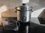 Blokker Rijstkoker RVS + Stoommandje, Ophalen of Verzenden, Zo goed als nieuw