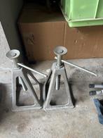 2x Autosteun auto bok / ass steun op poot, Auto diversen, Autogereedschap, Ophalen of Verzenden, Zo goed als nieuw