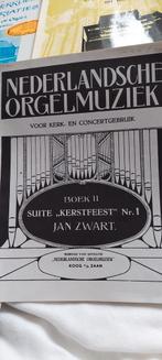 KERST GEZANGEN / LIEDEREN VOOR ORGEL DOOR Jan Zwart, Orgel, Ophalen of Verzenden, Zo goed als nieuw, Thema