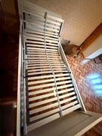 Bed met elektrisch verstelbare bodem 90x200cm, Ophalen, 90 cm, Eenpersoons, Wit