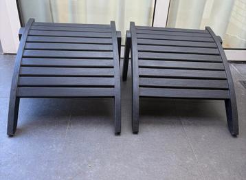 TEAK HOUTEN BEAR CHAIRS VOETENBANKJES beschikbaar voor biedingen