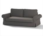 IKEA Slaapbank 3-zits - Donkergrijs, Zeer Goede Staat, Ophalen, 100 tot 125 cm, Driepersoons, Zo goed als nieuw