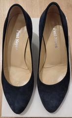 Paul Noyen - Suede pumps, Maat 38, Blauw, Instappers, Ophalen of Verzenden, Zo goed als nieuw