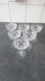 6 x bleikristal likeur glas, Chechoslovakia, Antiek en Kunst, Antiek | Glas en Kristal, Ophalen